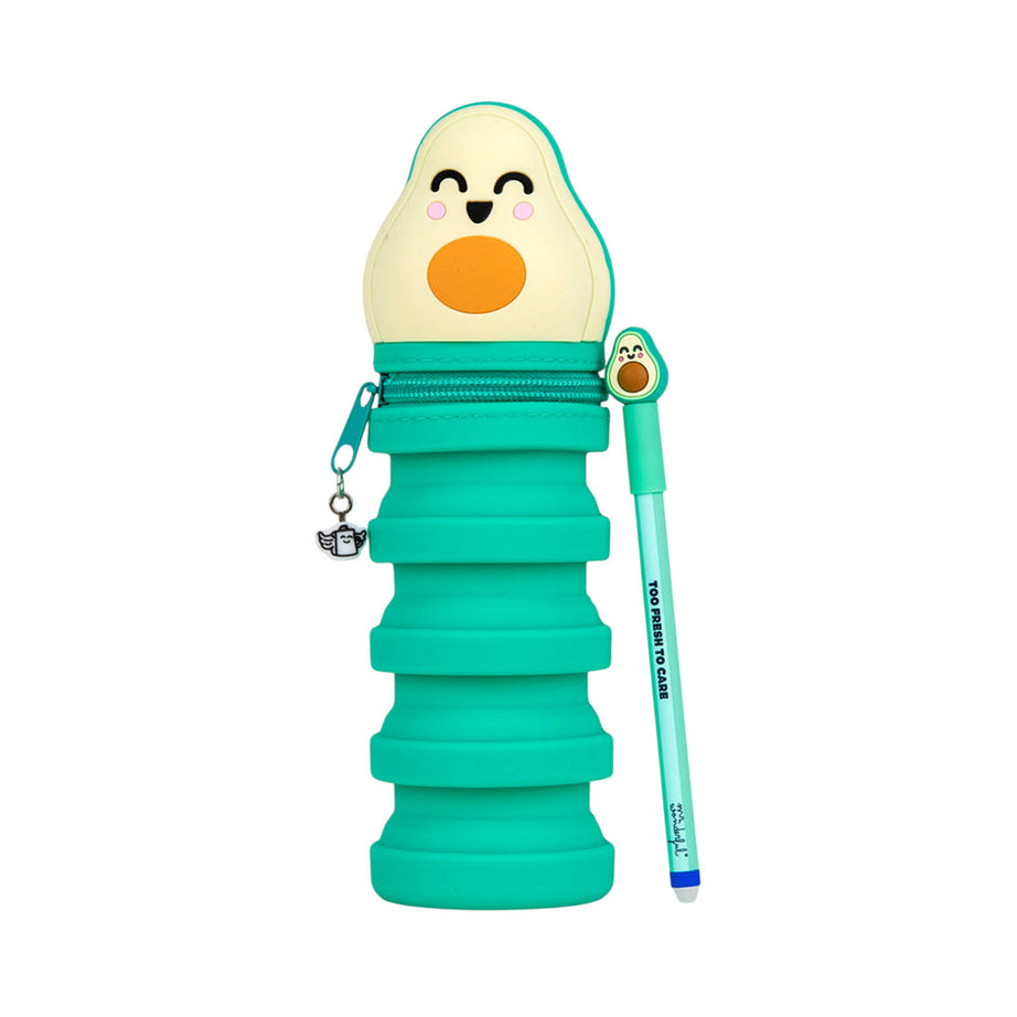 Estojo Extensível Abacate + Caneta Apagável Abacate Mr.Wonderful