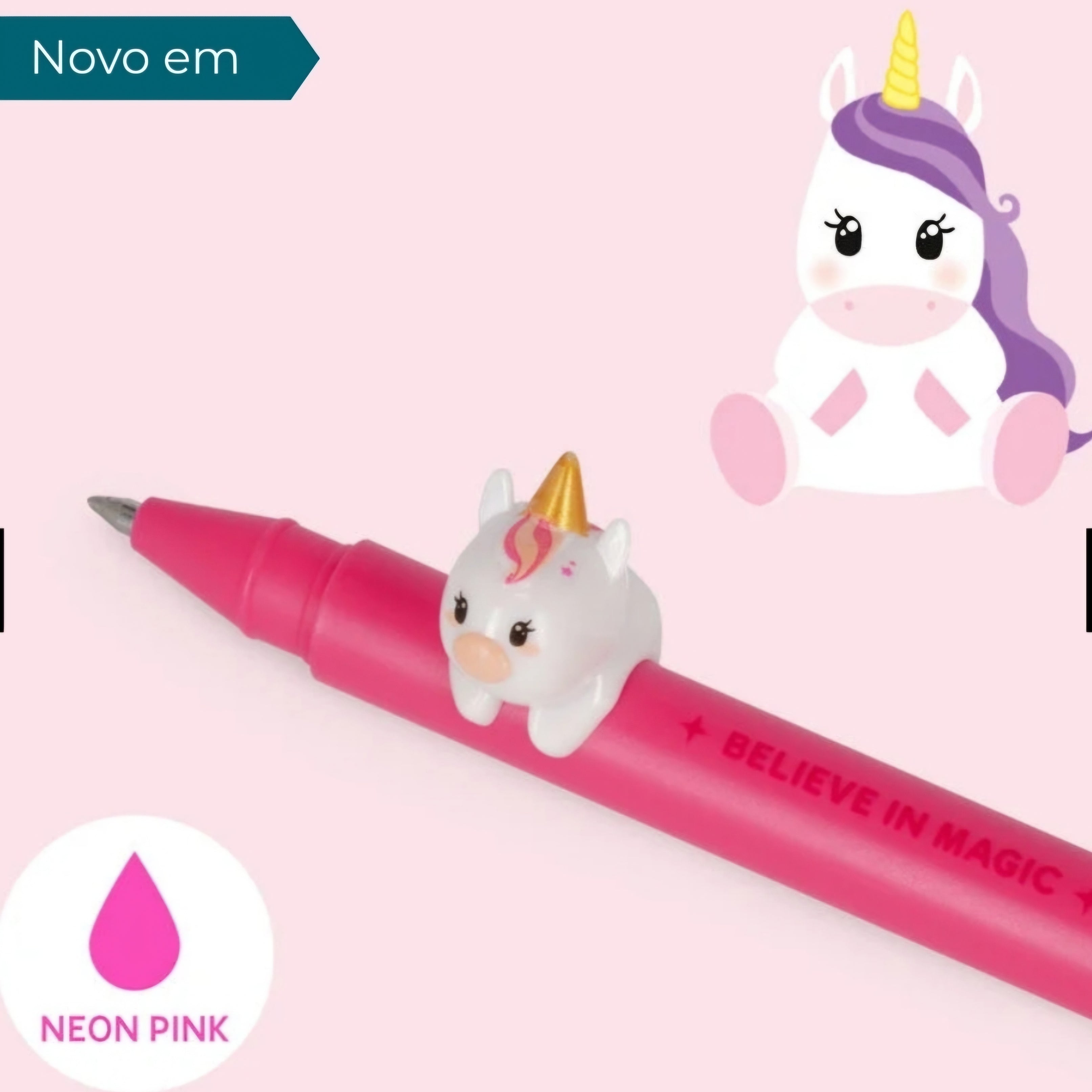 Caneta Unicórnio Gel - Legami Lovely Friends