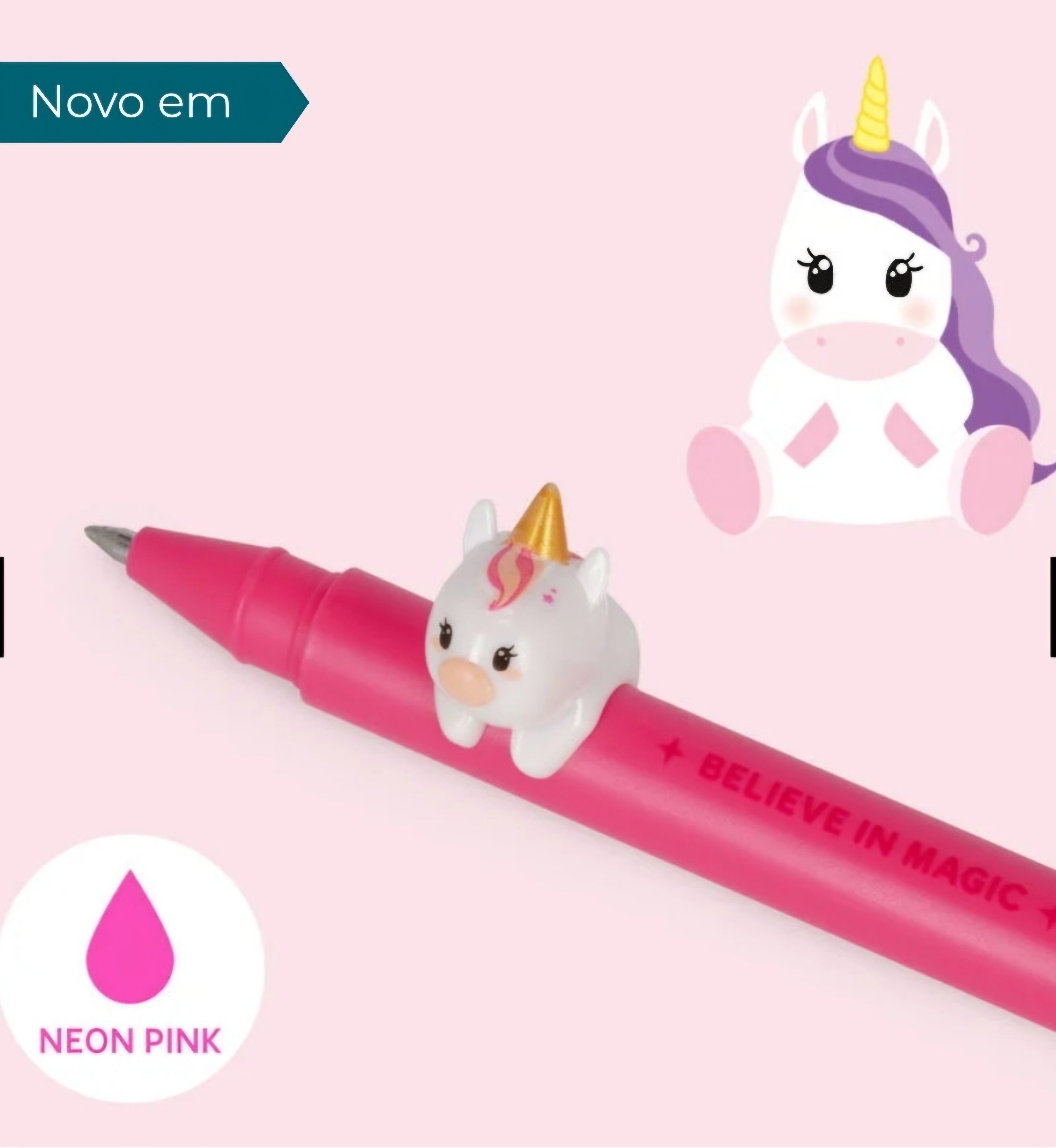 Caneta Unicórnio Gel - Legami Lovely Friends