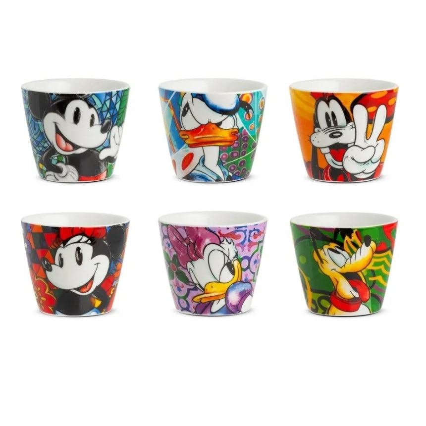 Conjunto 6 Copos de Café  Disney