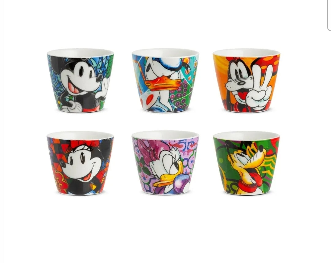 Conjunto 6 Copos de Café  Disney