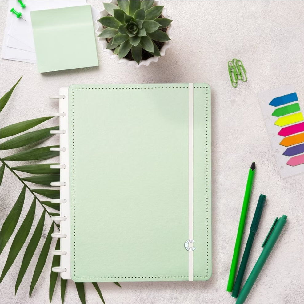 Caderno Inteligente A4 Verde Pastel