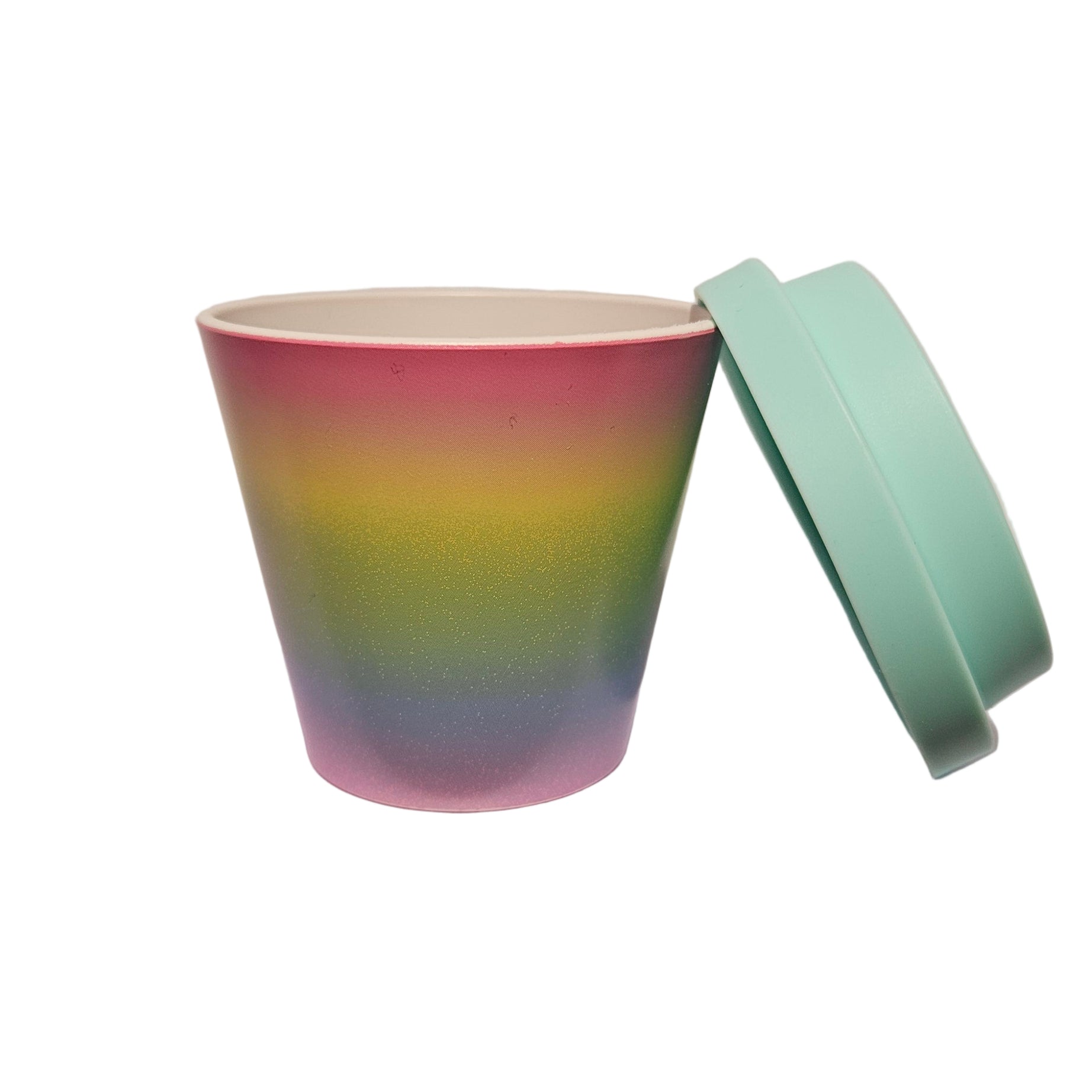 Copo Café com Tampa 90ml Rainbow