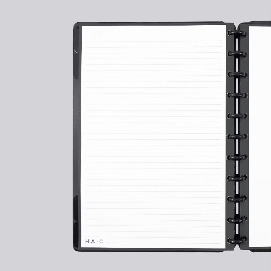 Caderno Inteligente Grande Alexandre Herchcovitch  Black Ink