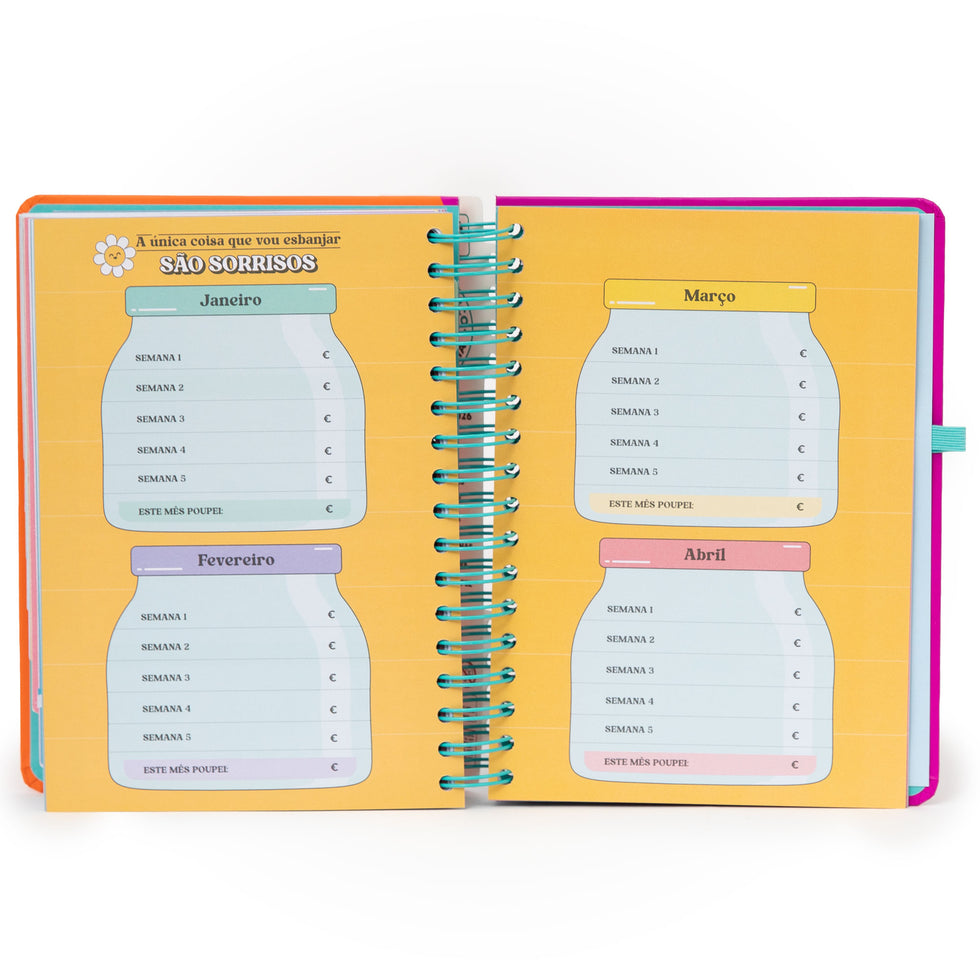 Agenda Diária Mr.Wonderful 2026 - Continua a tentar - Com Caneta Exclusiva