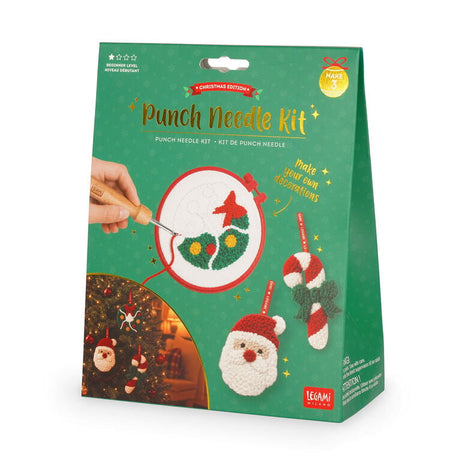 Pré-venda Kit de Bordado Natal Legami