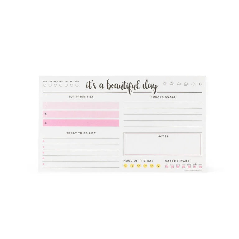 Bloco Notas "It's a Beautiful Day" Legami