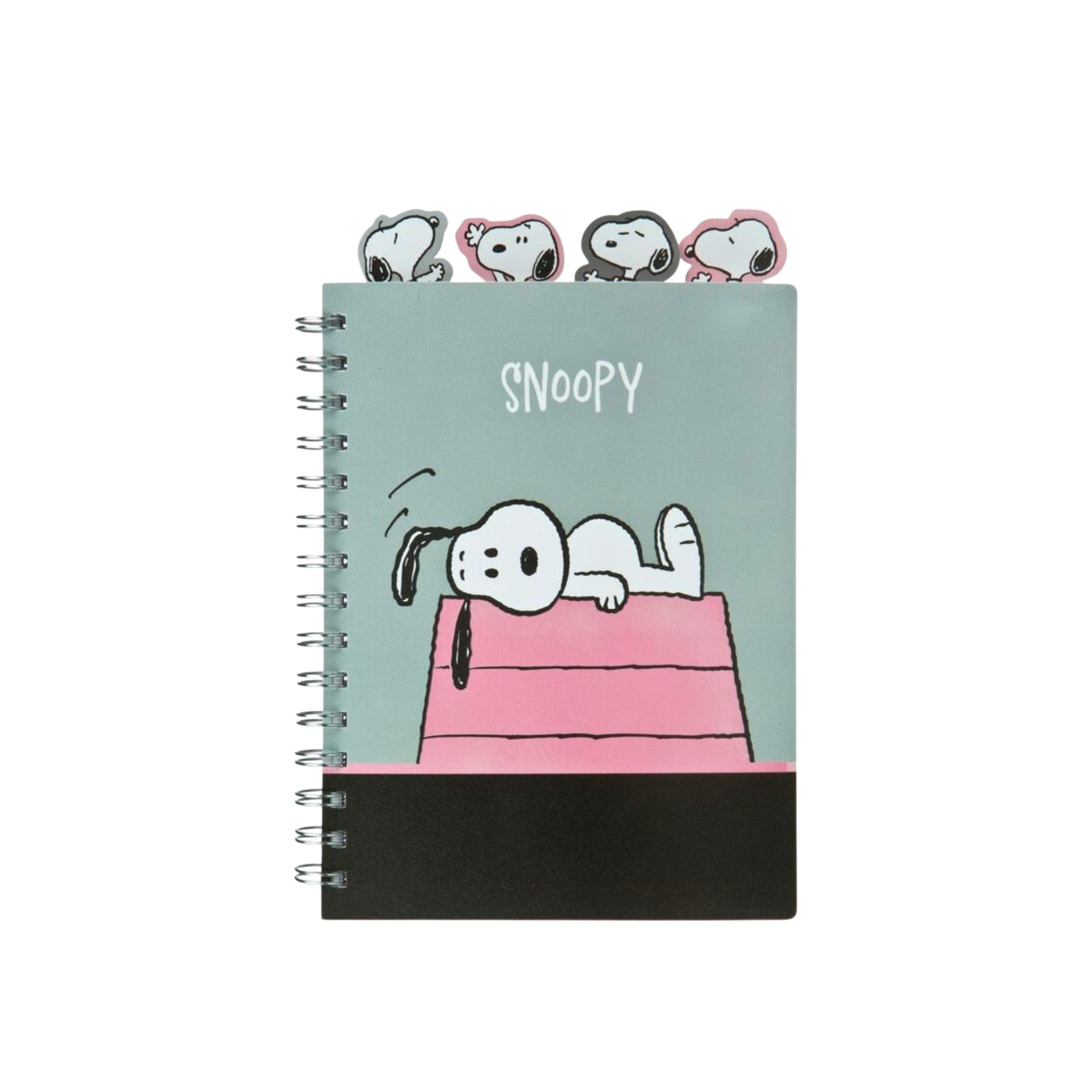 Caderno A5 com Separadores Snoopy