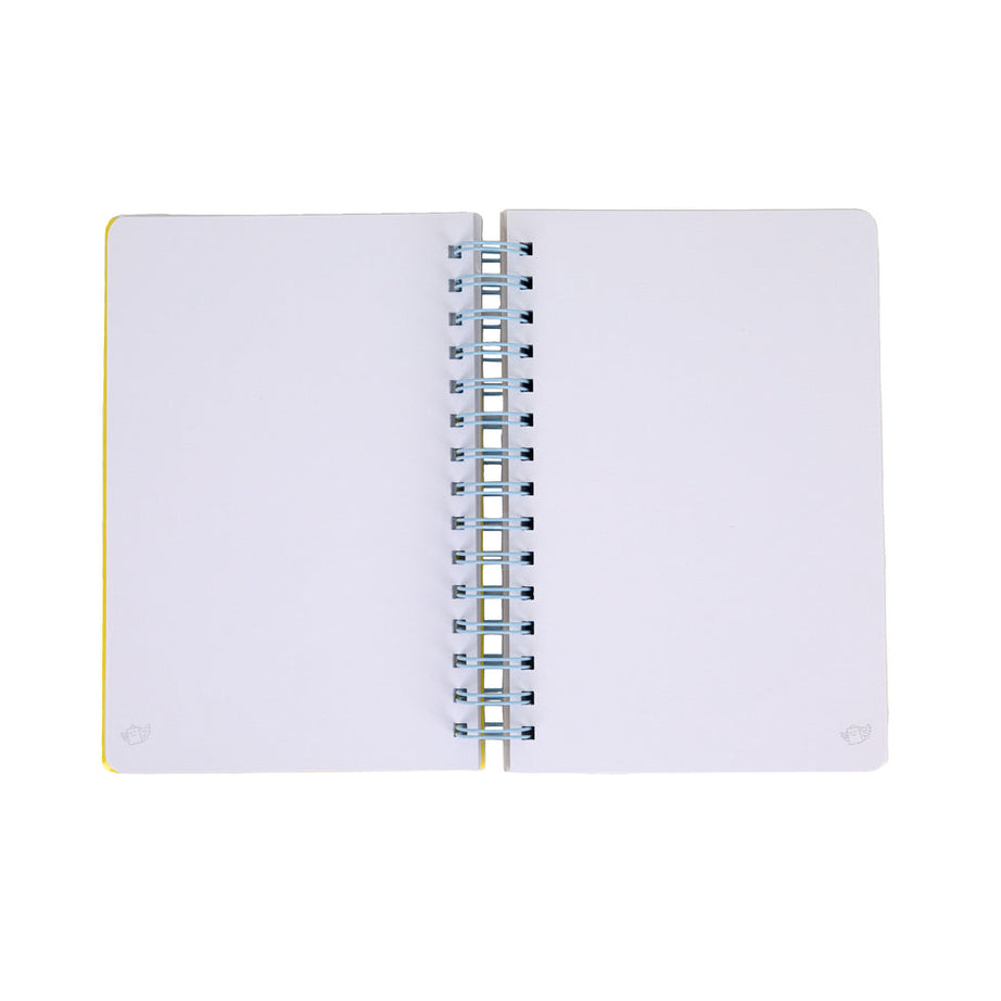 Caderno Squishy Liso Espiral A5 Guaxinim Lazy Mr.Wonderful