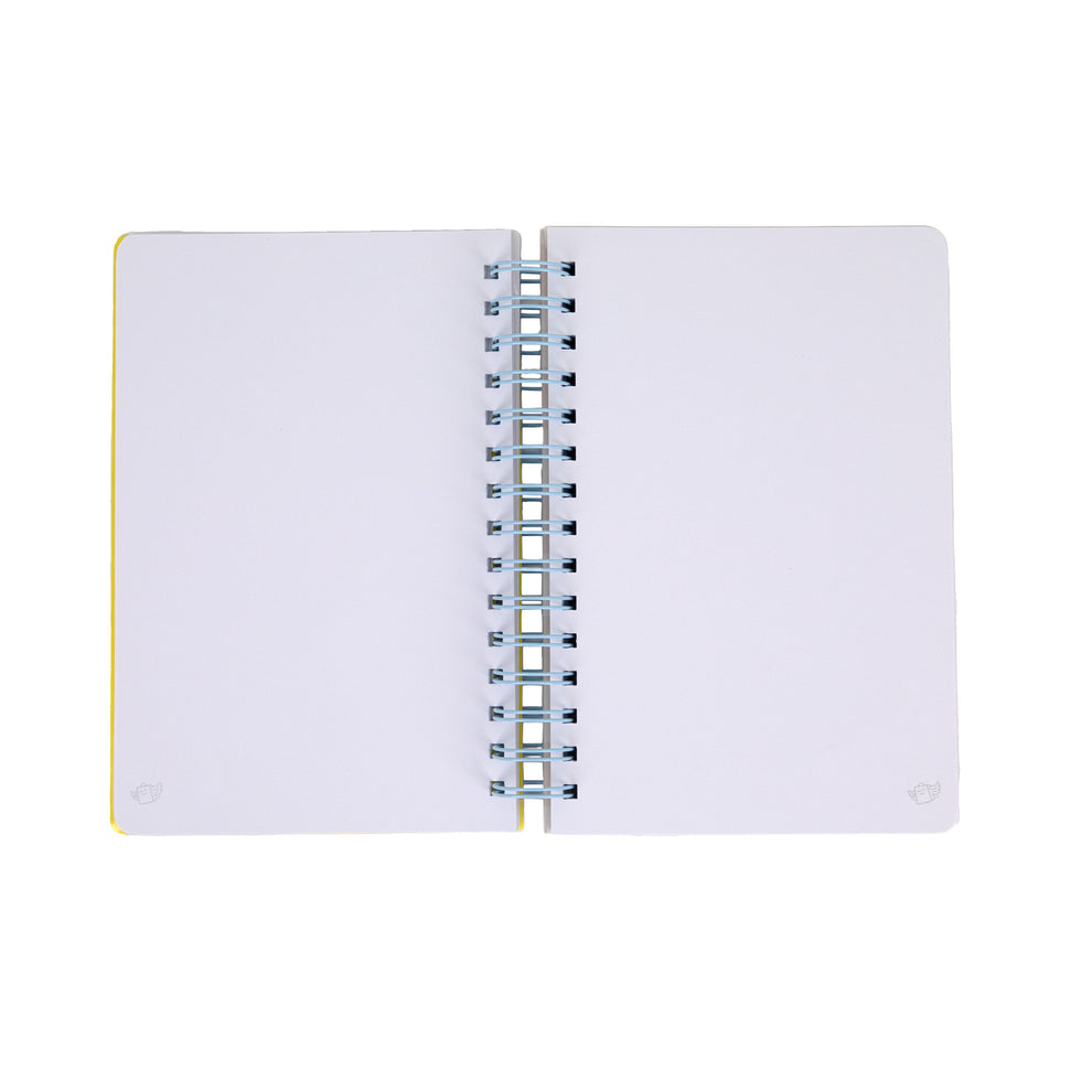 Caderno Squishy Liso Espiral A5 Guaxinim Lazy Mr.Wonderful