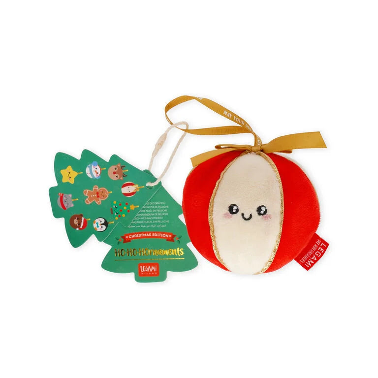 Pré-venda Enfeite de Natal Bola em Pelúcia Legami