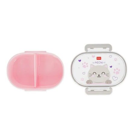 Caixa de Lanche com Divisória Gatinho Legami BTS