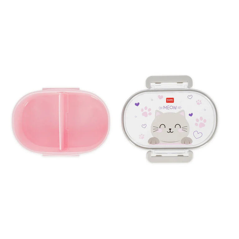 Caixa de Lanche com Divisória Gatinho Legami BTS