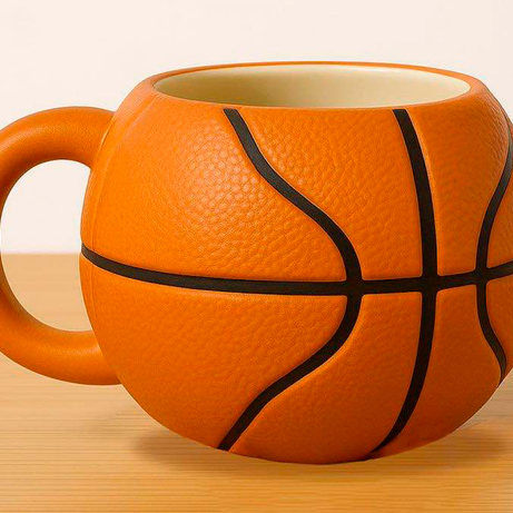 Caneca Bola de Basket Itotal 410ml