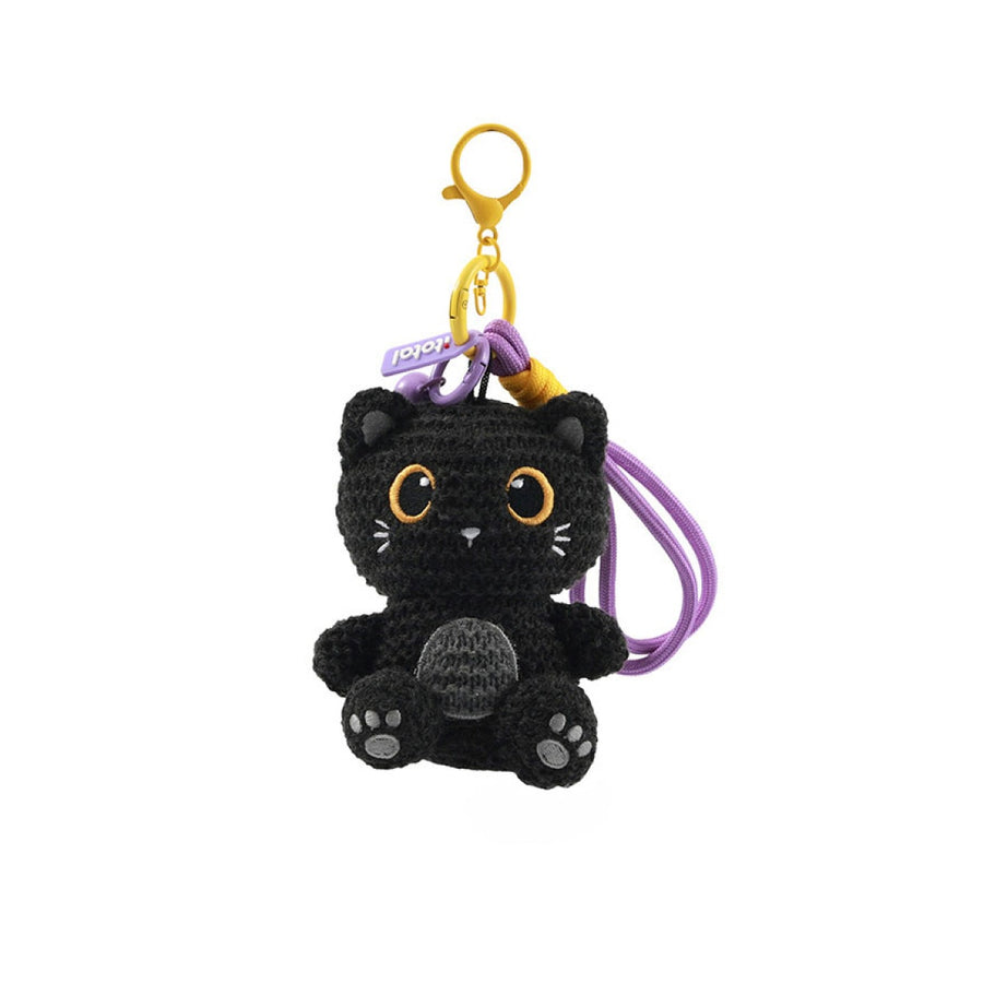 Porta Chaves Croché Gato Preto Itotal