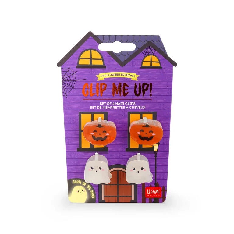 Conjunto 4 Molas de Cabelo Halloween Legami