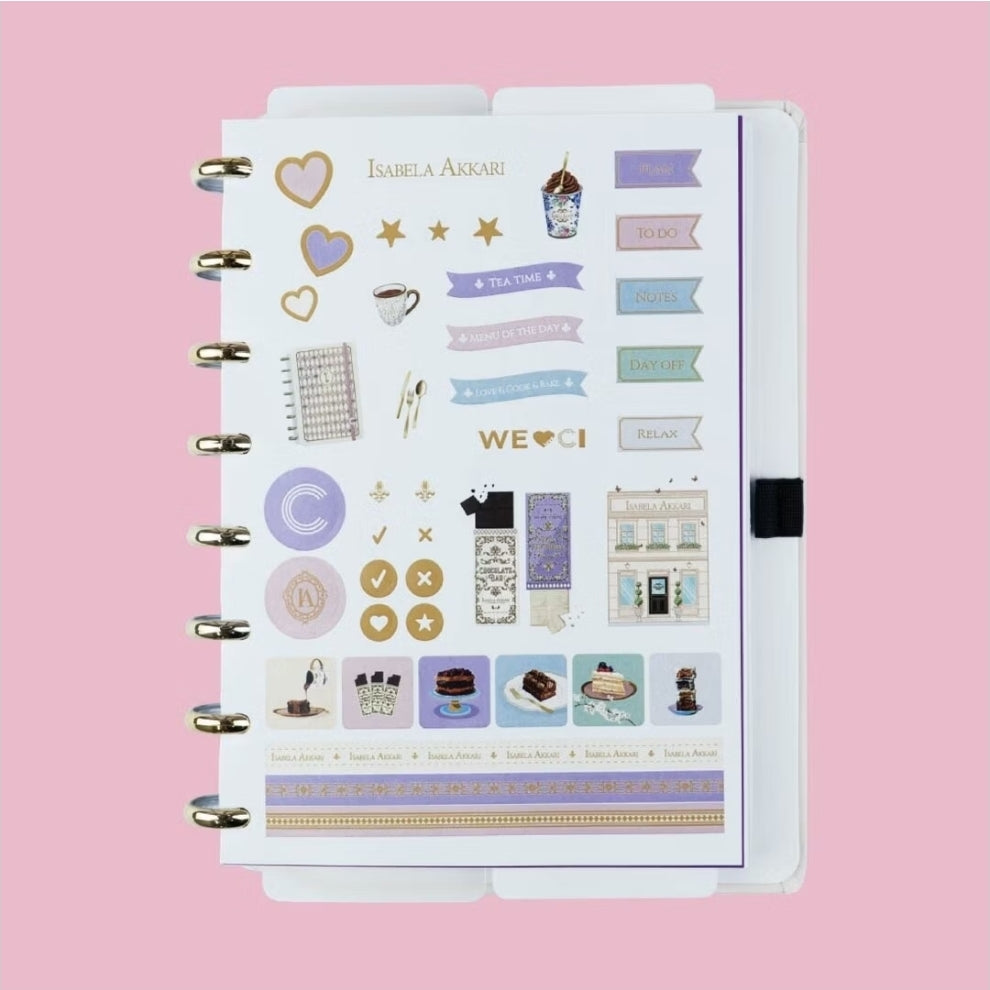 Caderno Inteligente A5 Purple Key by Isabela Akkari