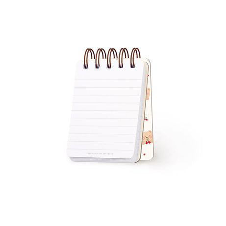 Bloco de Notas em Espiral Pautado Urso Legami