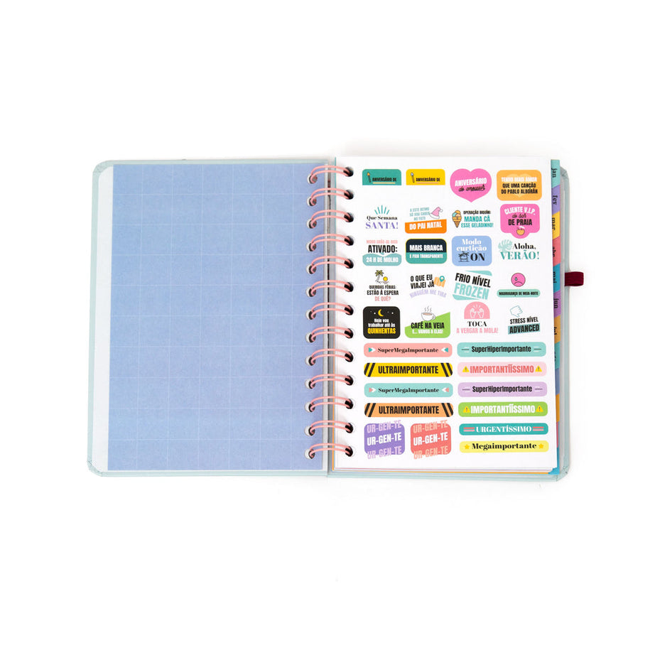 Agenda Semanal Mr.Wonderful Pequena 2026 - Objetivo da semana: que termine!