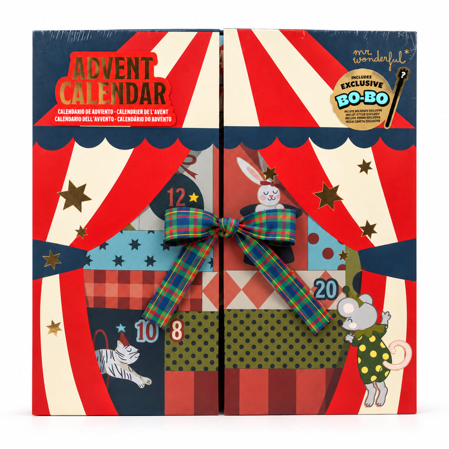 PRÉ-VENDA Calendário Advento com Caneta Apagável Exclusiva Edição Limitada Natal Mr.Wonderful