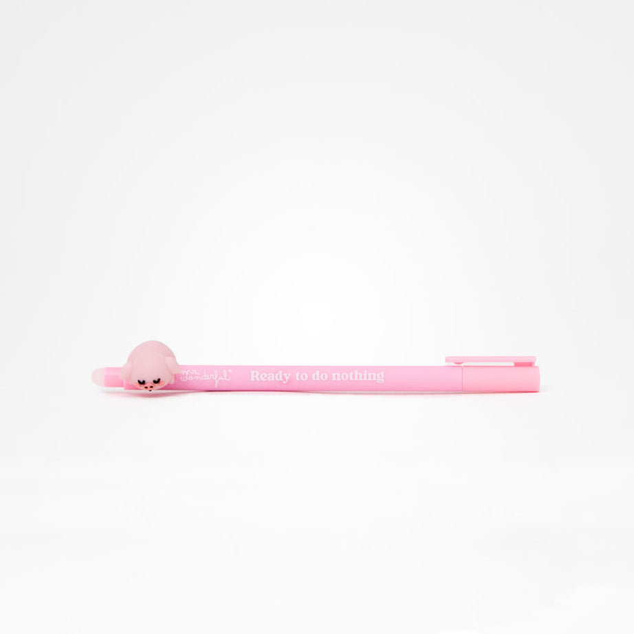 Caneta Apagável Porquinho Lazy "Ready to do nothing" Mr.Wonderful
