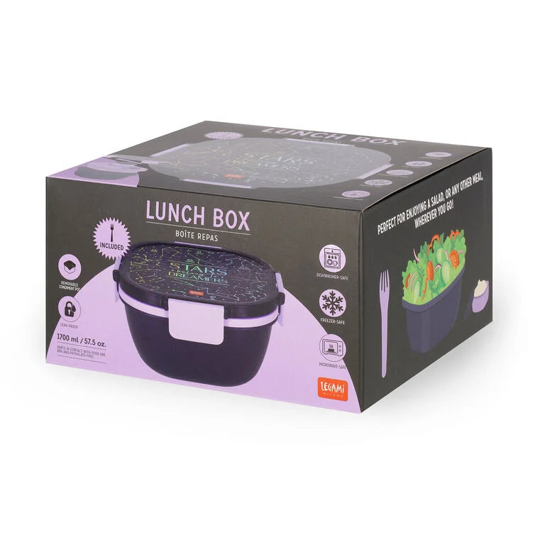 Caixa de Almoço (Bowl) com Divisórias Stars Legami