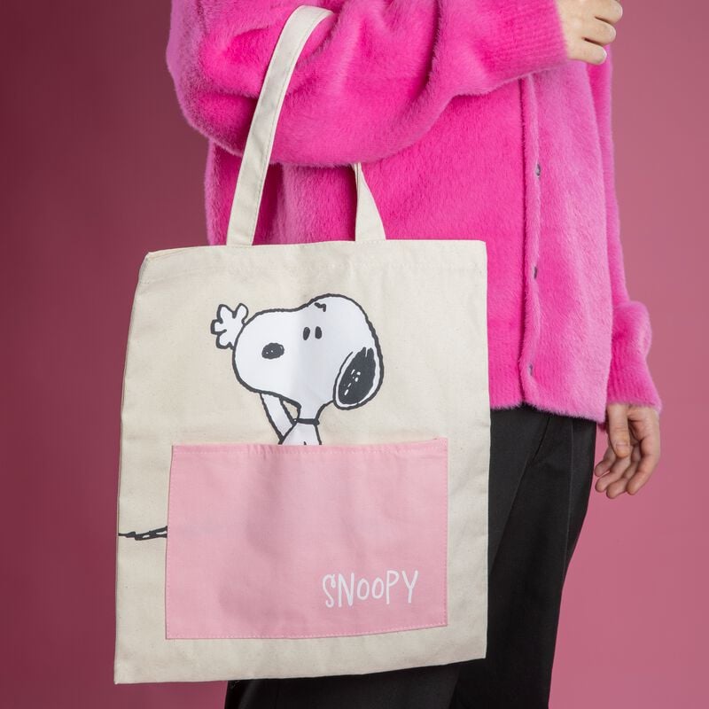 Totte Bag Snoopy com Bolso Frontal