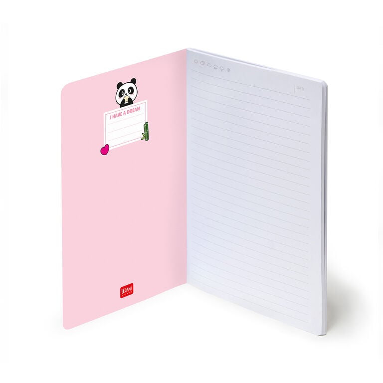 Caderno A5 Pautado Panda Legami