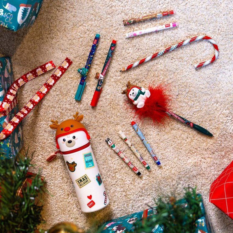 Pré-venda Estojo Kawai Urso Polar Edição Natal Legami