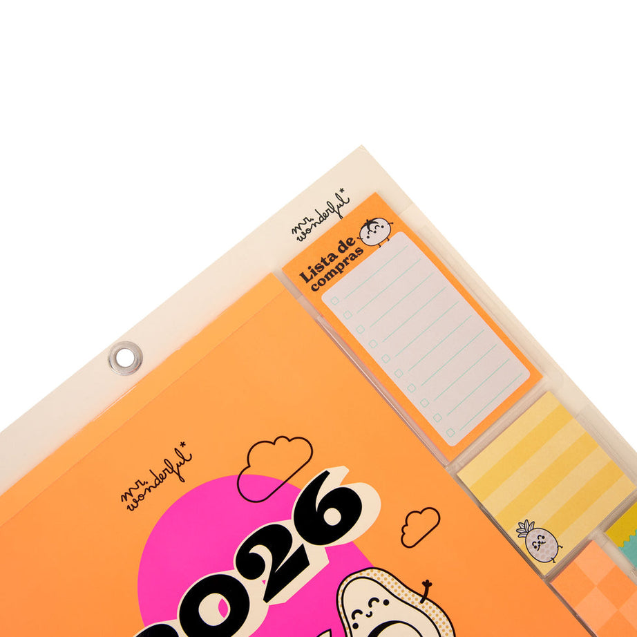 Calendário Magnético de Parede Mr.Wonderful 2026 - Uma versão melhor de nós