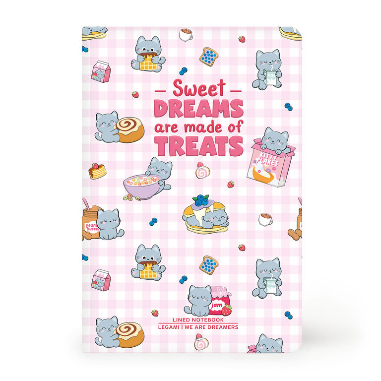 Caderno A6 Pautado Gato Legami