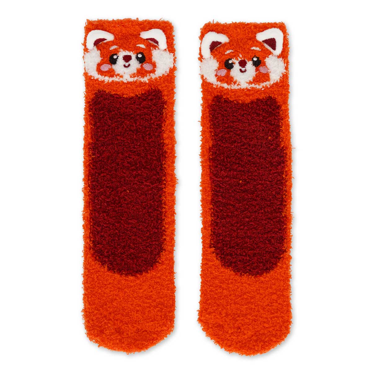 Meias Antiderrapante 3D Panda Vermelho Tamanho 26-34 Legami