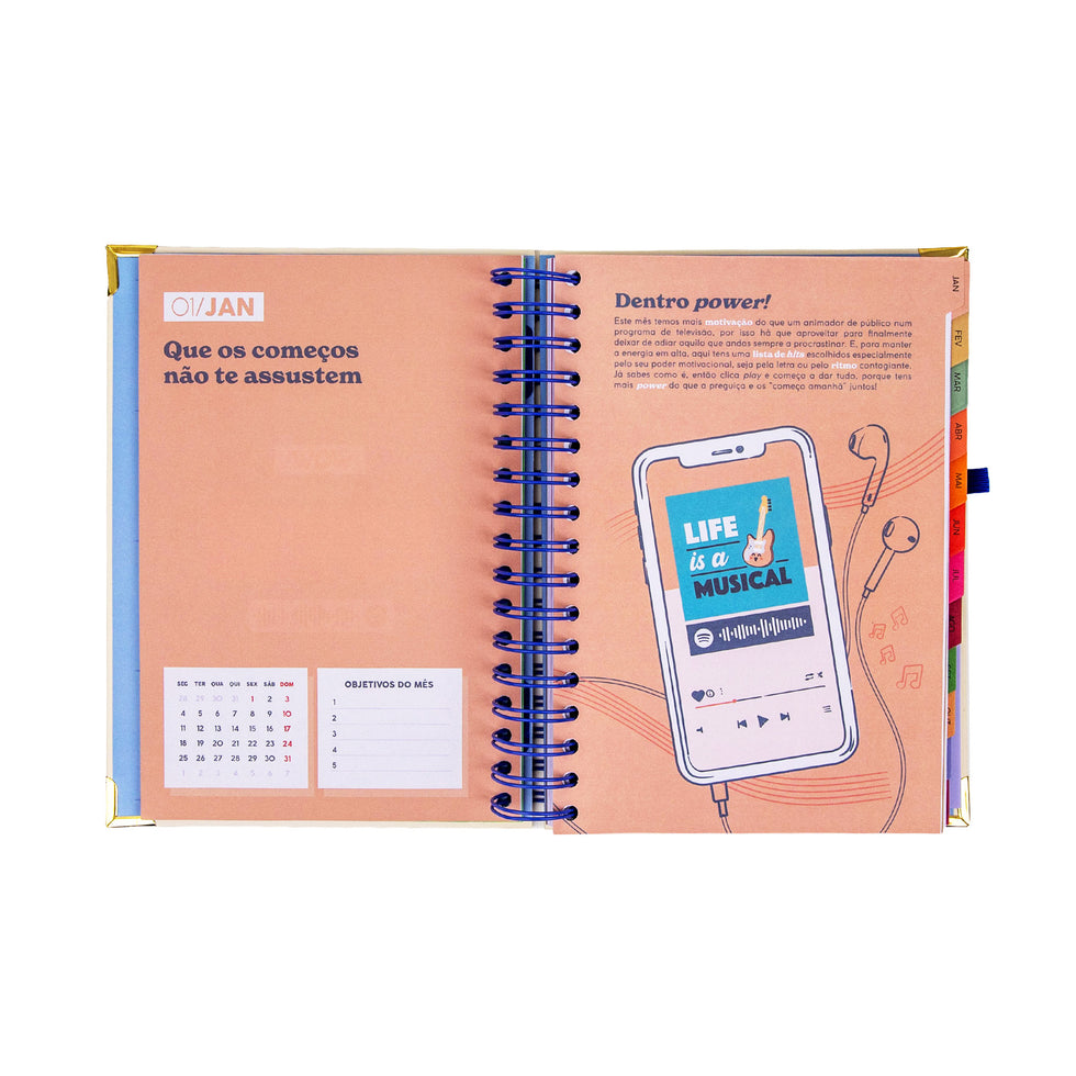 Agenda Diária 2027 Mr.Wonderful "Eu Penso, Eu Acredito"