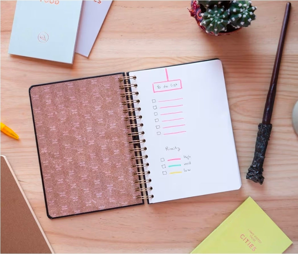 Caderno A5 em Espiral Harry Potter