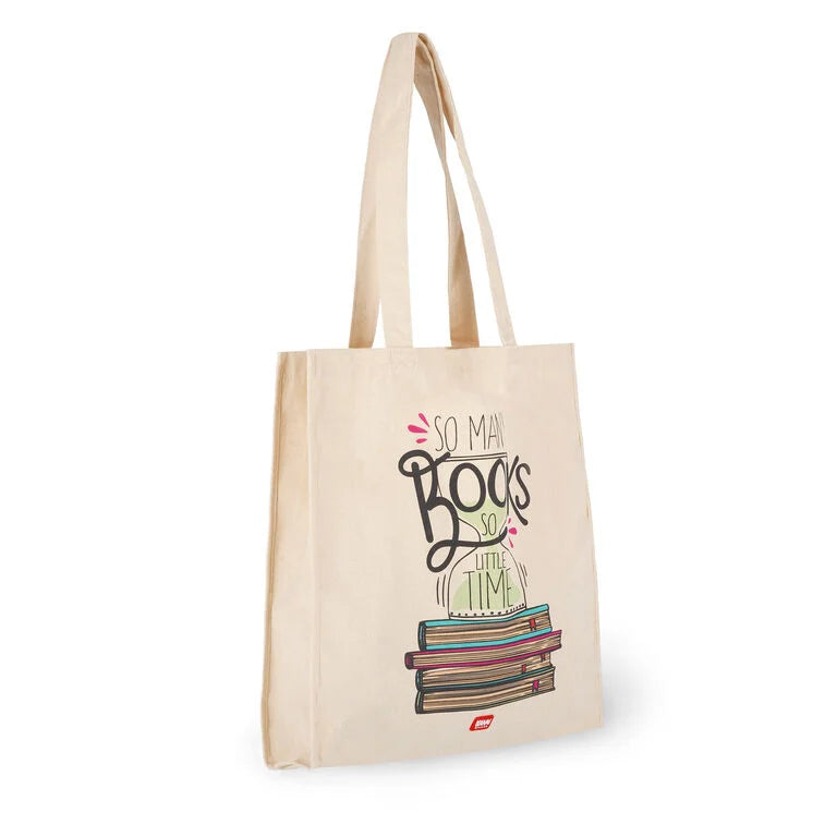 Totte Bag "So Many Books So Little Time" Legami