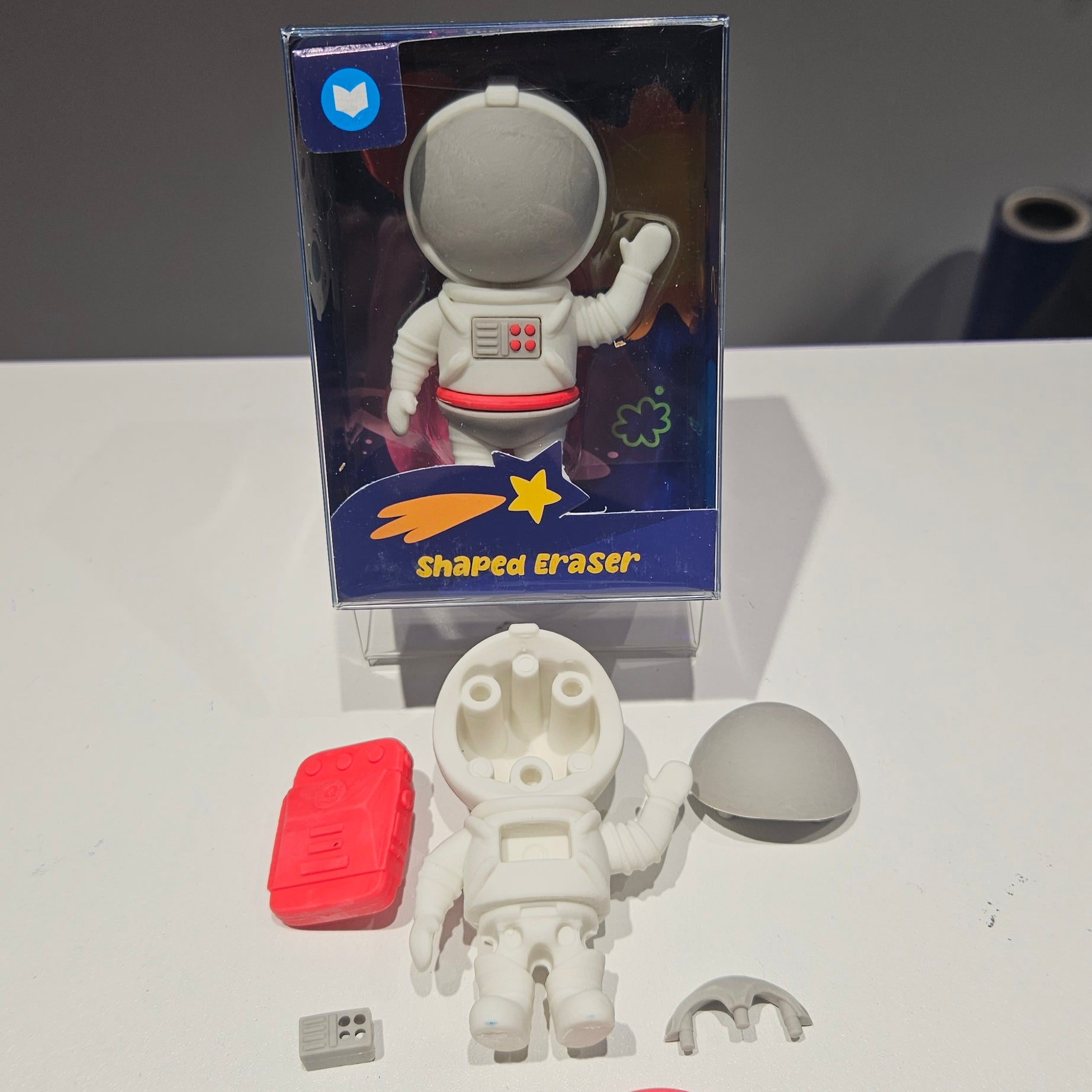 Borracha Astronauta 3D Desmontável em Peças