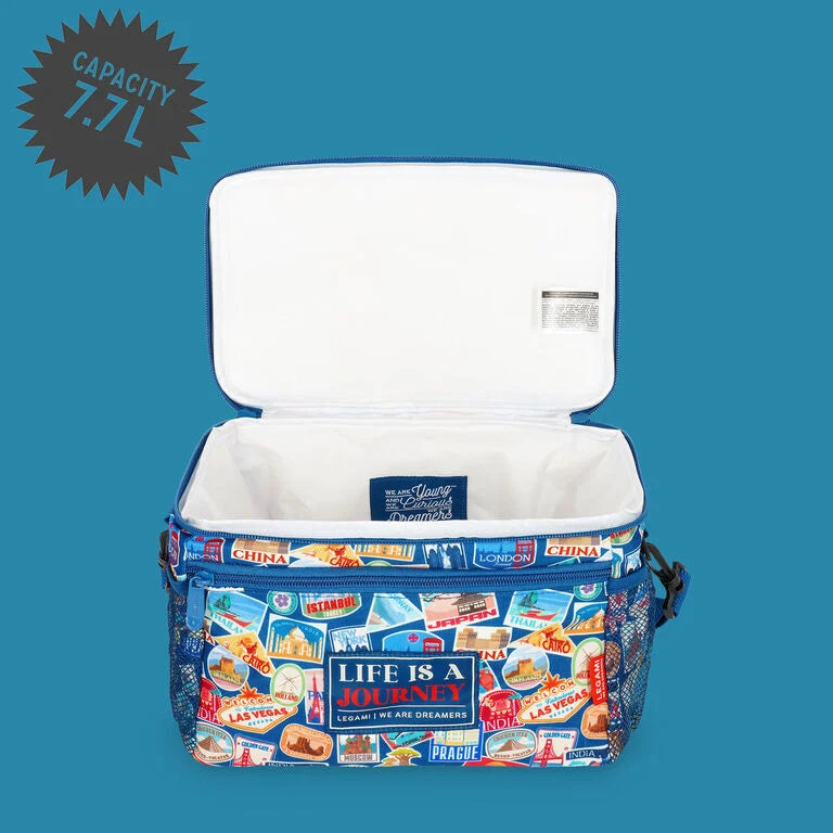Lancheira Térmica 7,7L Travel Stickers Legami