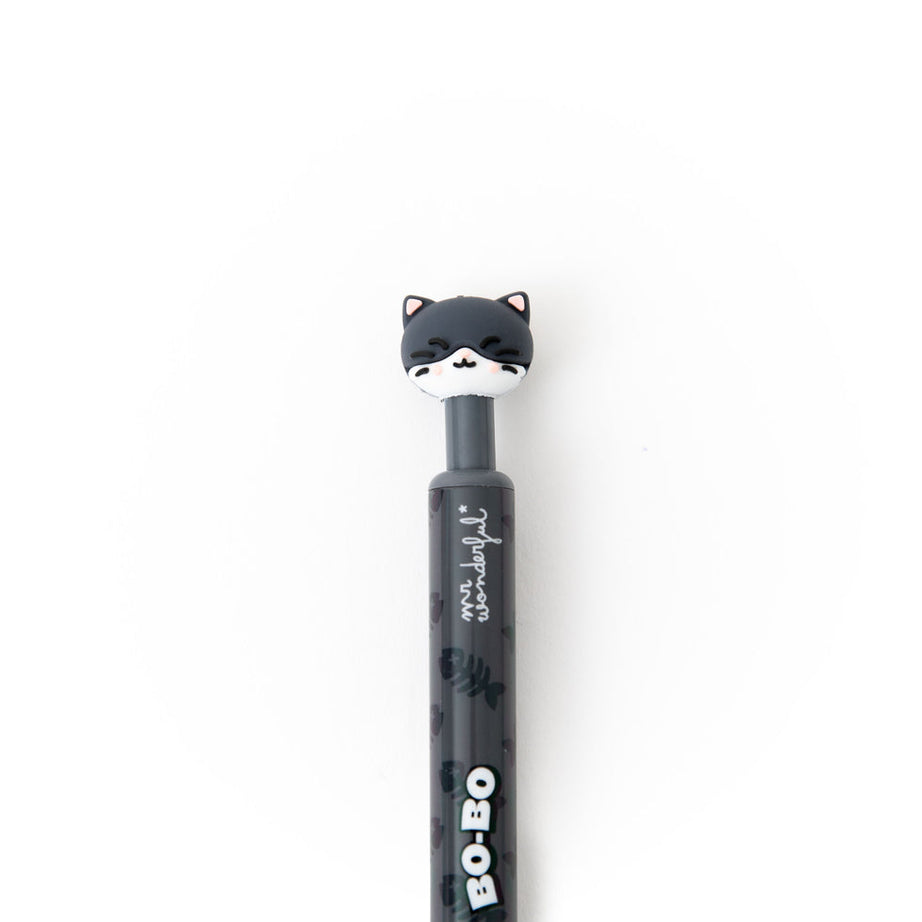 Caneta Apagável Click Gato Mr.Wonderful