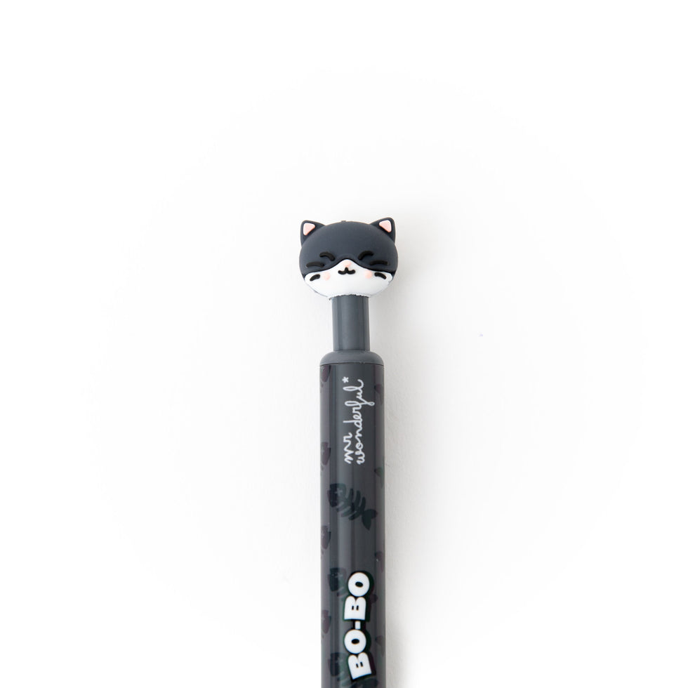 Caneta Apagável Click Gato Mr.Wonderful