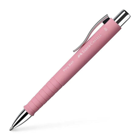 Caneta Esferográfica Poly Ball XB Rose Faber-Castell