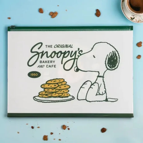 Porta Documentos Snoopy com Fecho em Zip