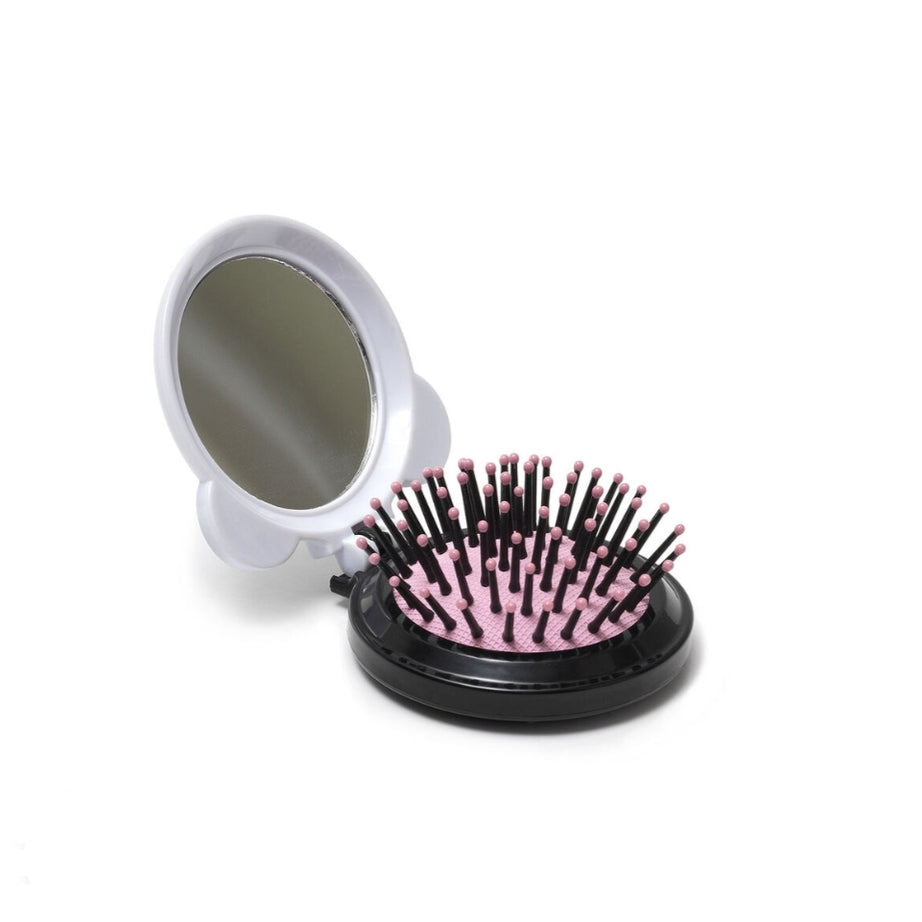 Escova Cabelo com Espelho Panda Legami