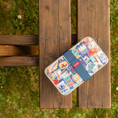 Caixa de Almoço com Divisórias Travel Stickers Legami