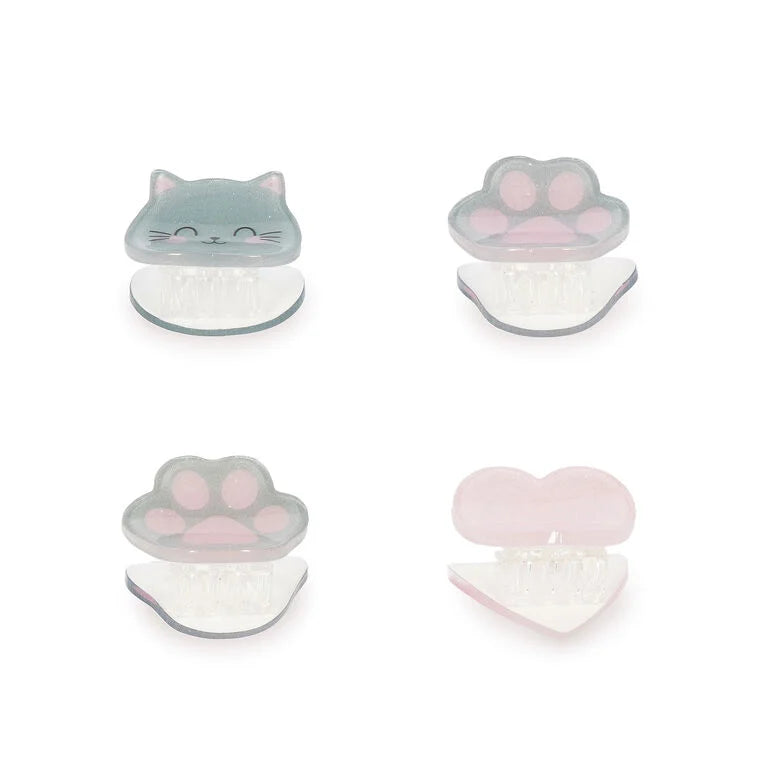 4 Molas de Cabelo Gato Legami
