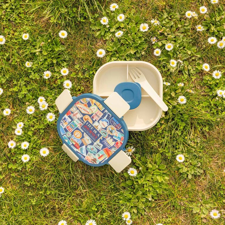 Caixa de Almoço (Bowl) Com Divisórias Stickers Legami