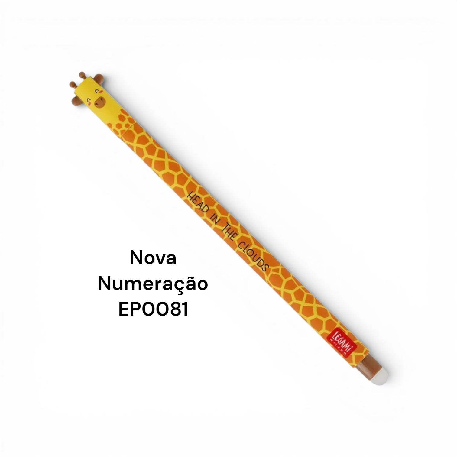 Caneta Apagável Girafa Nova Numeração EP0081 Legami