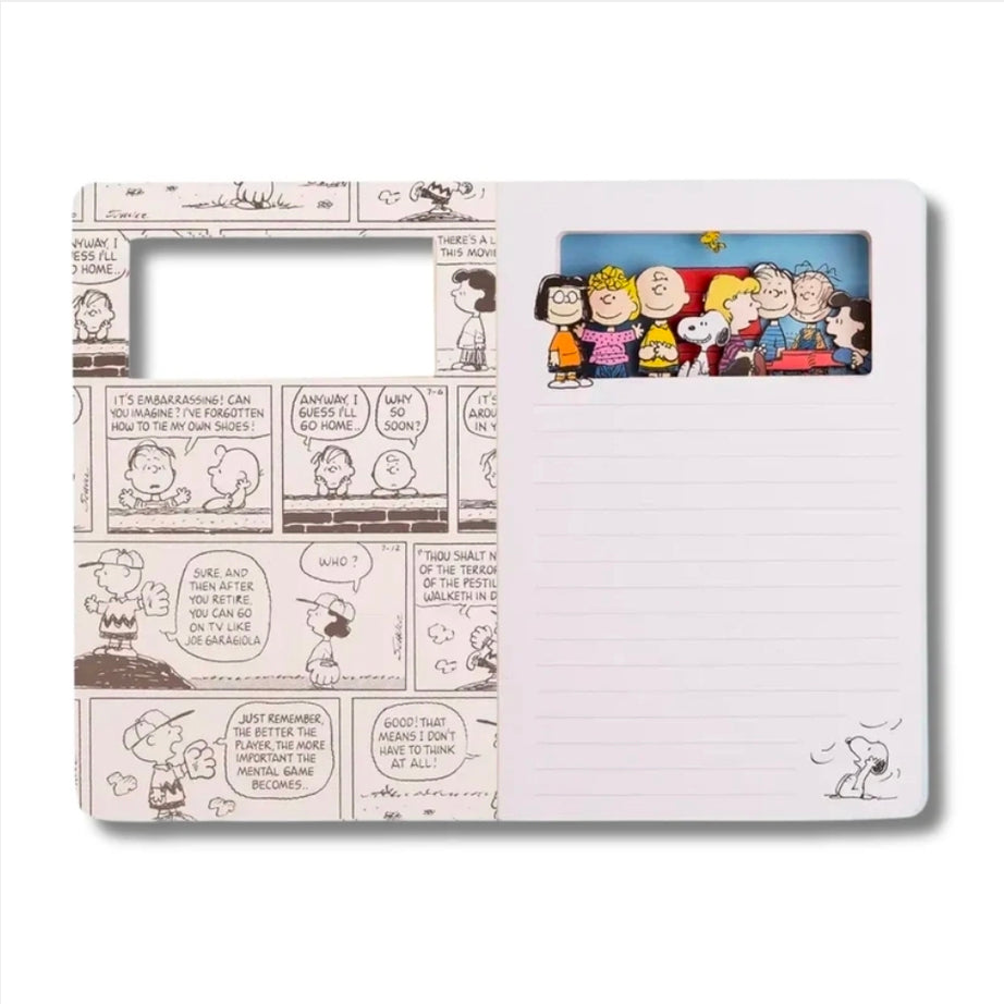 Caderno Premium Snoopy com Camadas Mágicas em Movimento