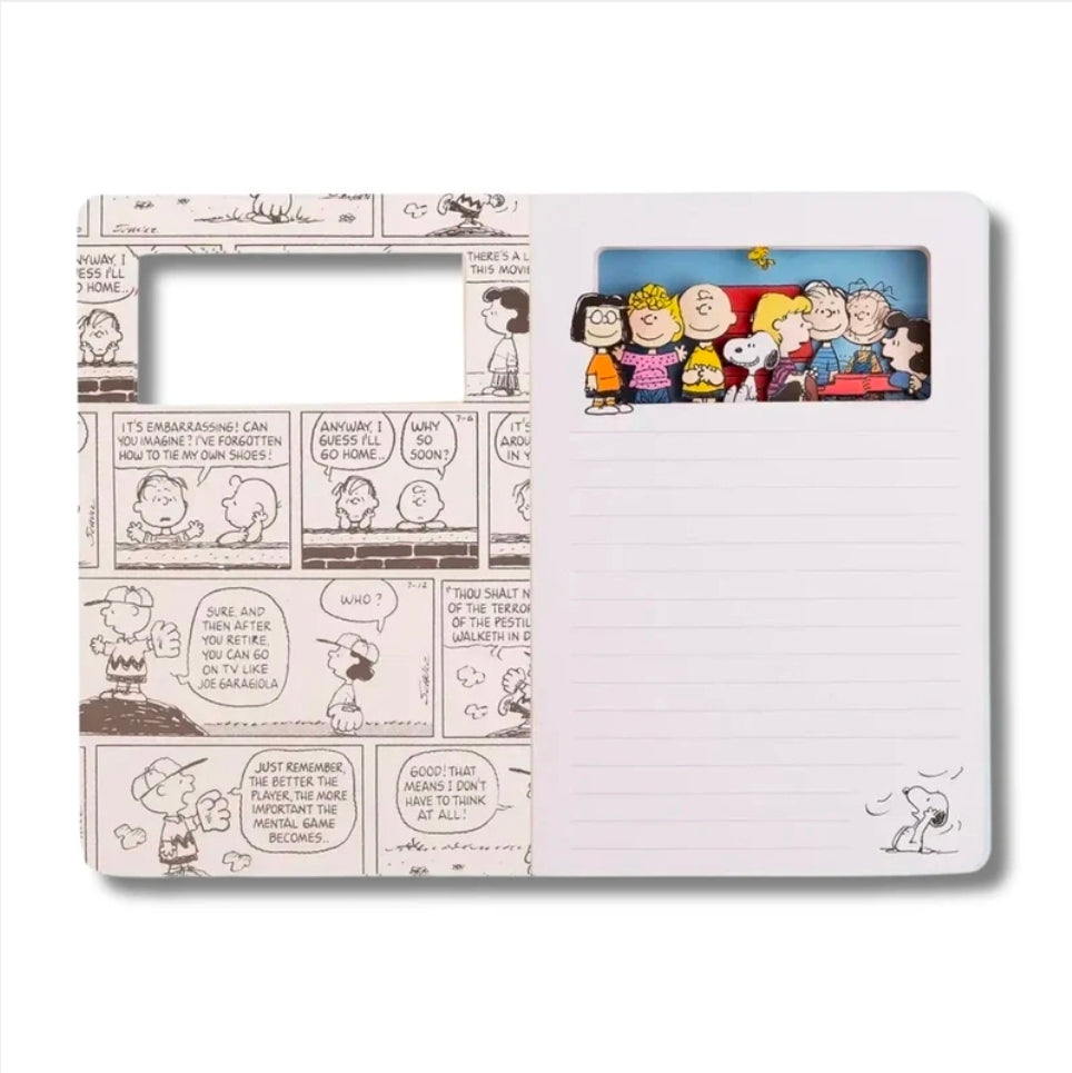 Caderno Premium Snoopy com Camadas Mágicas em Movimento
