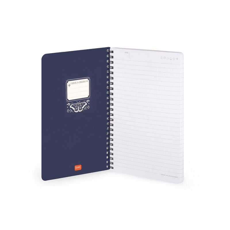 Caderno A5 Espiral Pautado Edição Especial Moth Legami