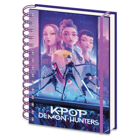 Caderno A5 Espiral K-POP
